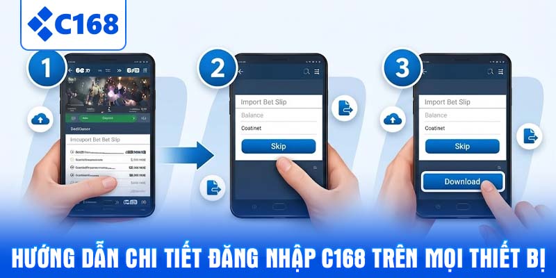 Hướng dẫn chi tiết đăng nhập C168 trên mọi thiết bị
