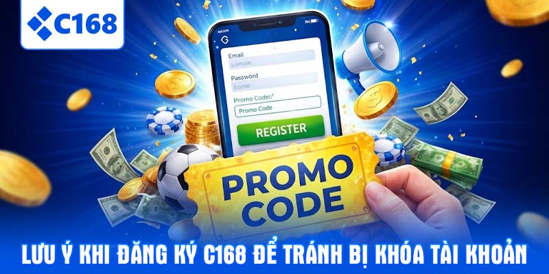 Lưu ý khi đăng ký C168 để tránh bị khóa tài khoản